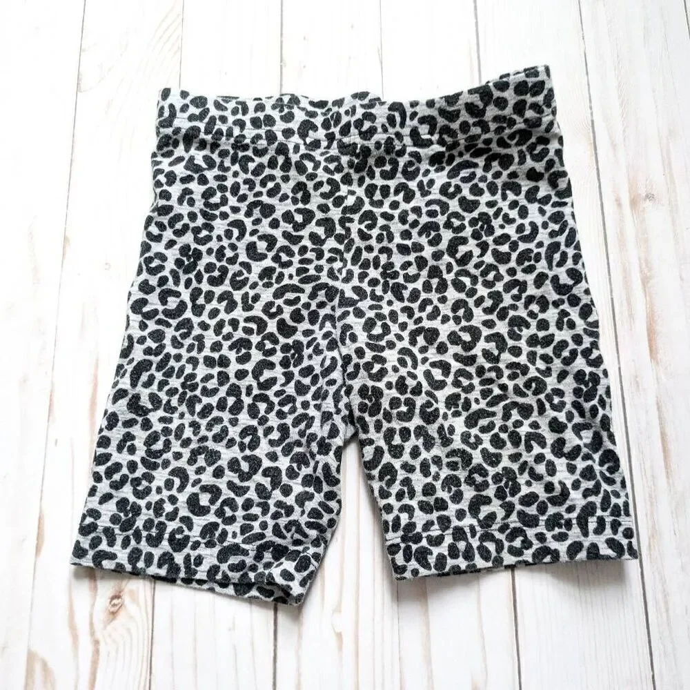 Old Navy Girls Leopard Print Stretch Shorts